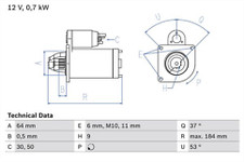 Bosch 0986017840 Starter Motor