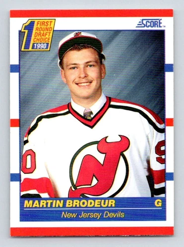1990-91 Score #439 Martin Brodeur RC Rookie New Jersey Devils Hockey Card NM-MT
