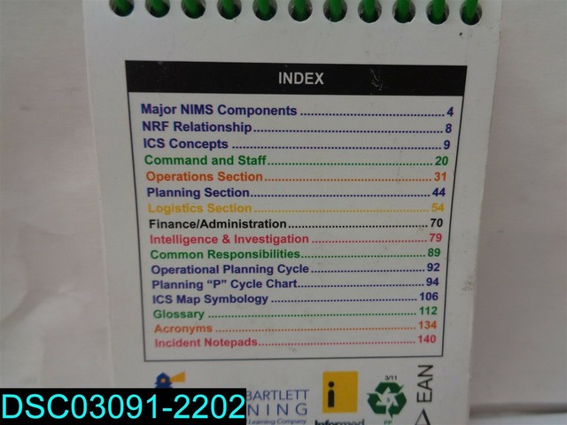 Informed's NIMS Incident Command System Field Guide by Michael J. Ward ...