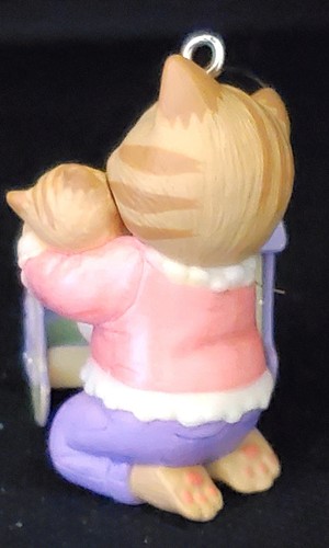 Hallmark MY SECOND CHRISTMAS Child's Age Ornament 2 years old girl kitten 2006 - Picture 8 of 12