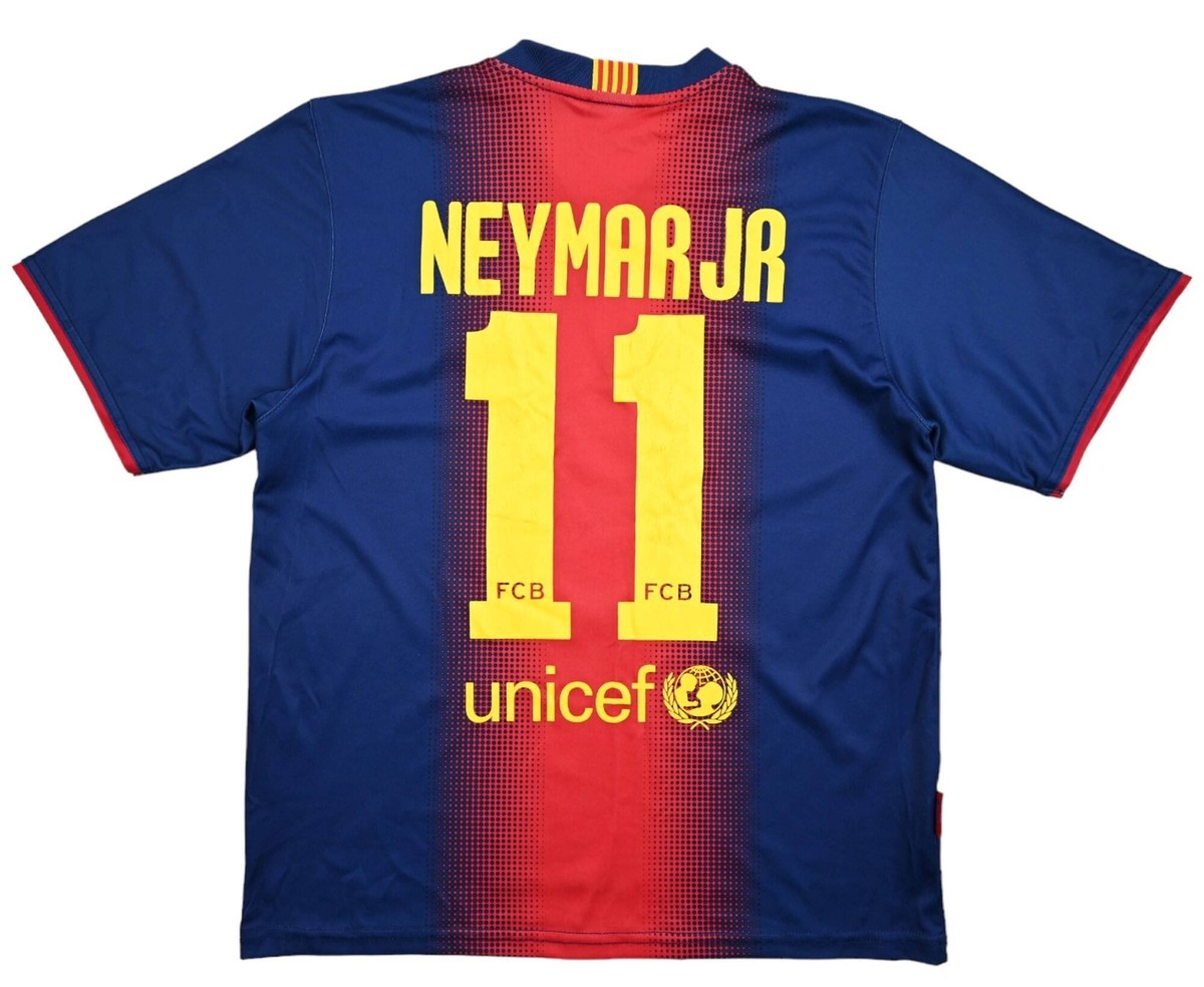 Official 2012-13 FC BARCELONA *NEYMAR JR* SHIRT TRIKOT L | eBay