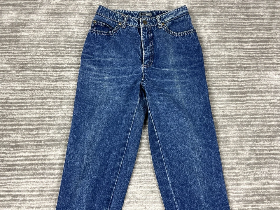 Pantalones de mezclilla vintage Liz Claiborne para mujer 8 azules LizWear tiro alto mamá Foto 2 de 4