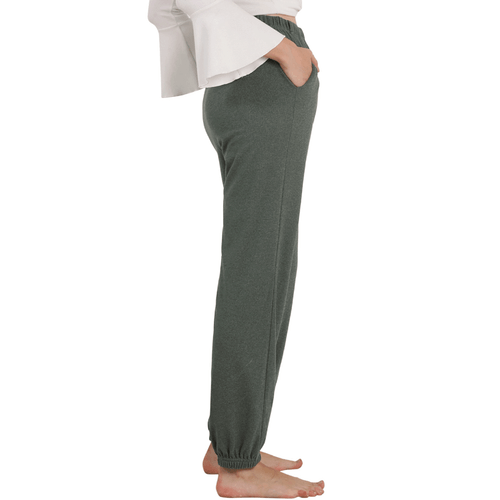 Womens Soft Pajama Pants Elastic Waist Lounge Yoga Lightweight Long Pj Bottoms - Picture 7 of 27