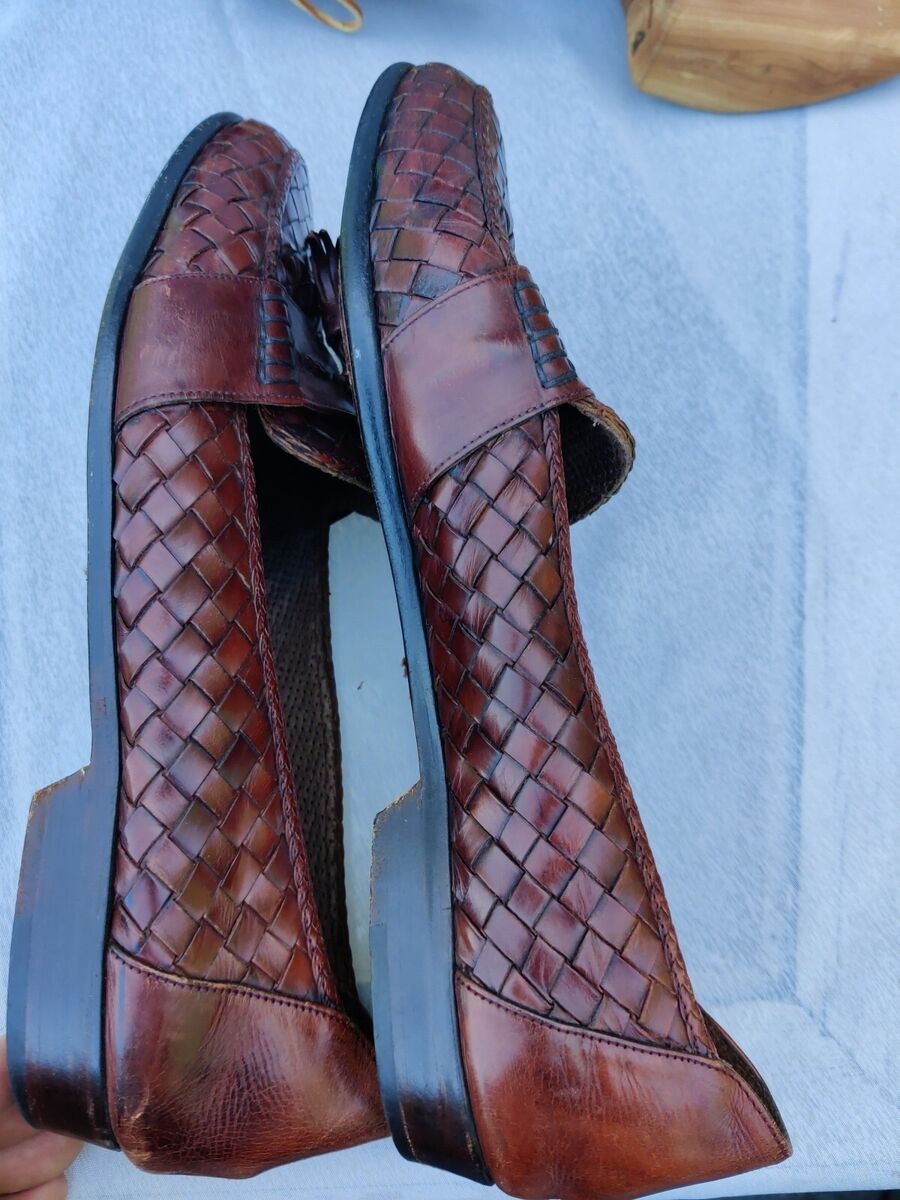 COLE HAAN Bragano Italy Men's Shoes Loafers Brown Leather COLE HAAN Bragano Italy Men's Shoes Loafers Brown Leather