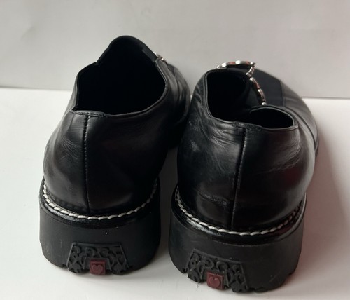 Brighton Hope Scarpe Donna Mocassini Nero con Fascia Charm Taglia 7,5 W - Foto 4 di 8