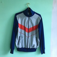 Retro Ola Sporting tracksuit Jacket Blue Red M size