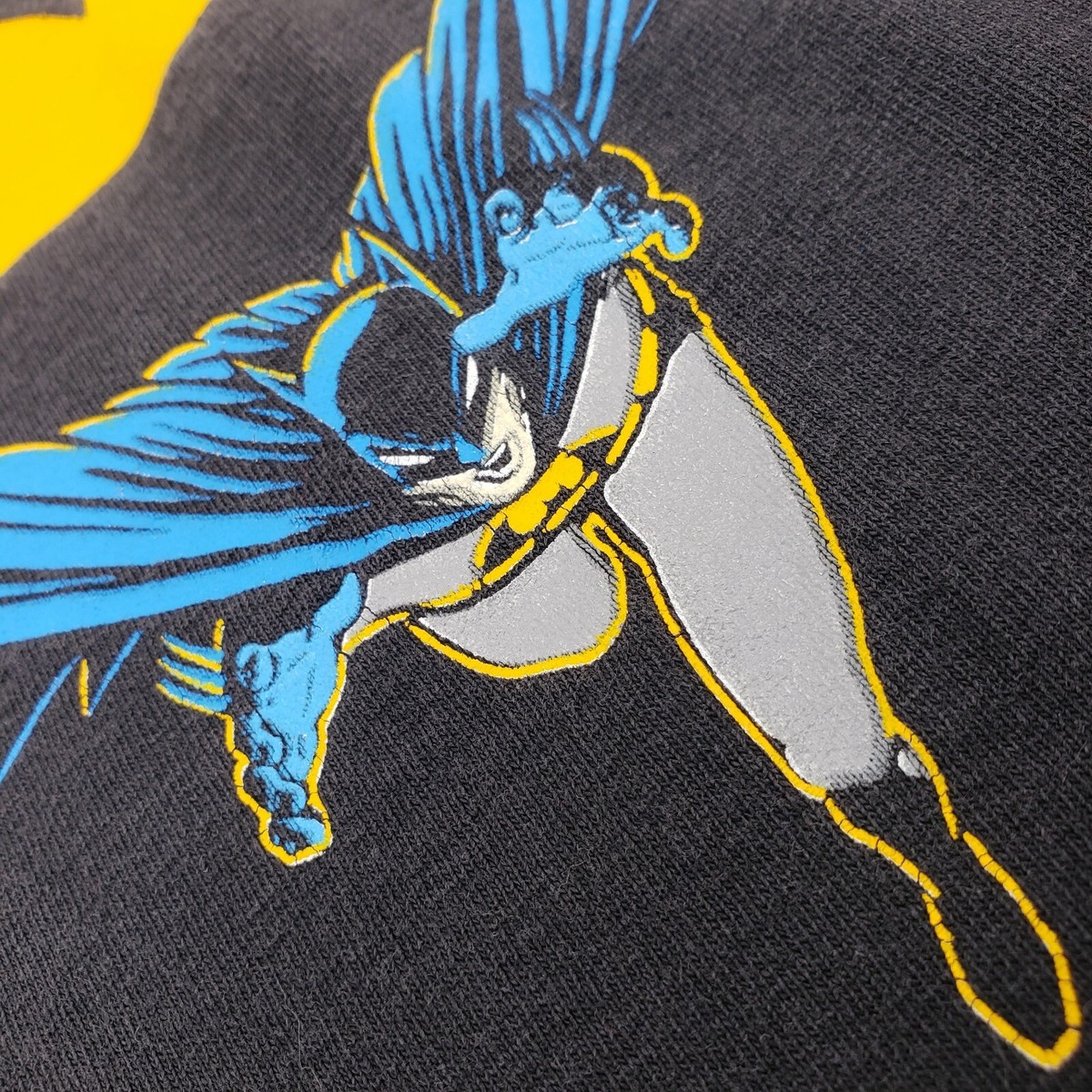 Vintage 1988 Batman DC Comics Bat Signal Single Stitch Changes T 