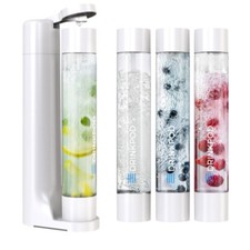 BEST SPARKLING HOME SODA MAKER - 3 BOTTLES INCLUDED BY FIZZPOD