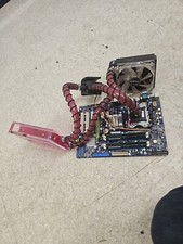 Foxconn P45AL Motherboard + Core 2 CPU + 4GB RAM + Massive Wasserkühlung Kühlkörper