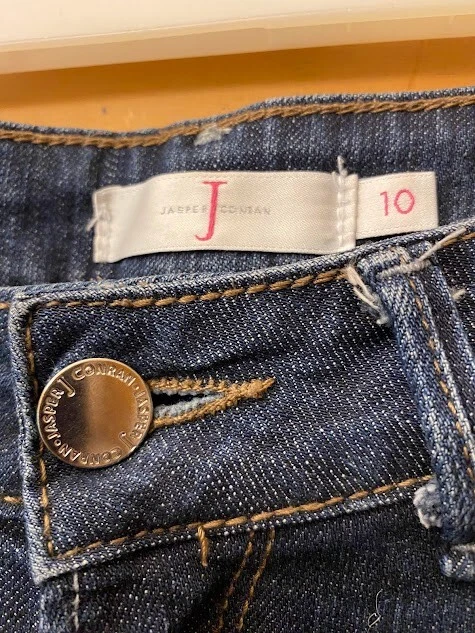 Vintage Jasper Conran High Waisted Blue Denim Jeans Size 10 - Image 3 of 4