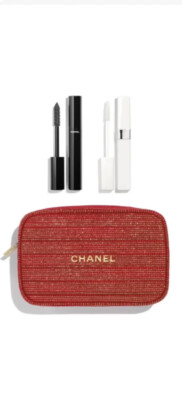Chanel LIMITED EDITION HOLIDAY 2022 GO TO EXTREMES MASCARA GIFT SET POUCH NEW