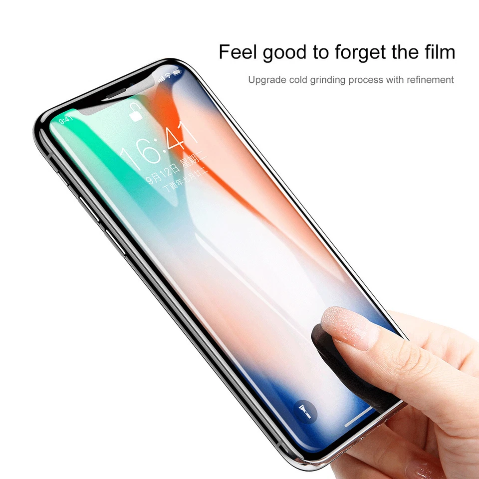 For iPhone X XS 0.3mm Silk Screen Tempered Glass Film - Image 4 of 4