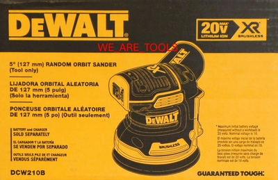#ad #ad DeWalt DCW210B 20V MAX Cordless 5quot; Variable Orbital Sander Brushless 20 Volt $99.97