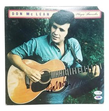 Don McLean Signed Autographed Record Album LP ACOA