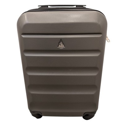 Aerolite 55x35x20cm ABS Hartschalen-Kabinenkoffer 4-Rollen Spinner Handgepäck