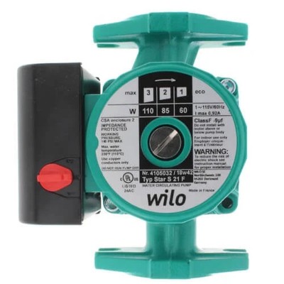Wilo Star 8 BS 7 115V 60Hz 4090775 CIRCULATION PUMP