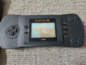 ATARI LYNX 1 CONSOLE With Warbirds Game & Travel Pouch, Tested & Working! 
