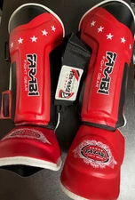 Farabi Kids Shin Protector Guards Kickboxing Muaythai Training MMA