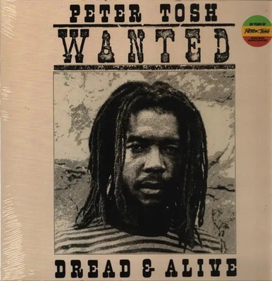 LP Peter Tosh Wanted Dread and Alive YELLOW RECYLED VINYL, SPECIAL EDITION