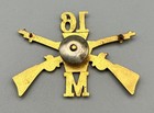 SAW Pennsylvania Guard 16th Infantry Regiment M Company Officer Hat Badge — photo 2