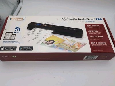 VuPoint Magic InstaScan Pro / Portable Smart Scanner W/Wi-Fi Direct