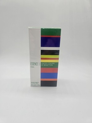 Benetton Essence Of Man 100ml Men Sealed Extremely Rare Discontinued 