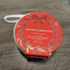 Spongelle Holiday Ornament Infused Bath Sponge Cinnamon Bark