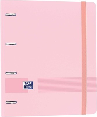 , Ordner 4 Ringe A4+ Polyfoam Kunststoff mit Gummi inkl. Ersatzteil 5x5 mit 5