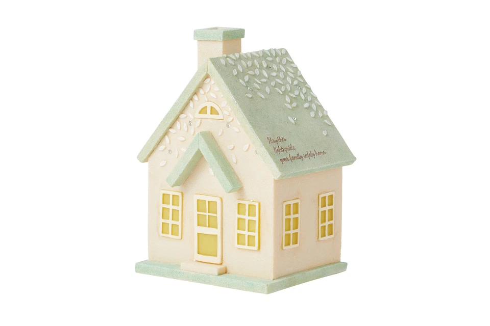 Figura encendida Enesco Foundations Beacon House Guide Your Family 5,375 pulgadas Foto 2 de 4