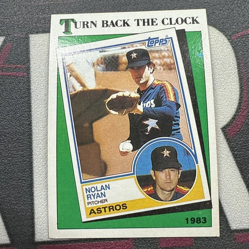 🔥 1988 Topps Turn Back the Clock #661 Nolan Ryan Blue Half Circle & Date