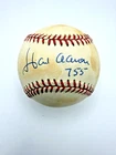 Hank Aaron Autographed Signed Baseball