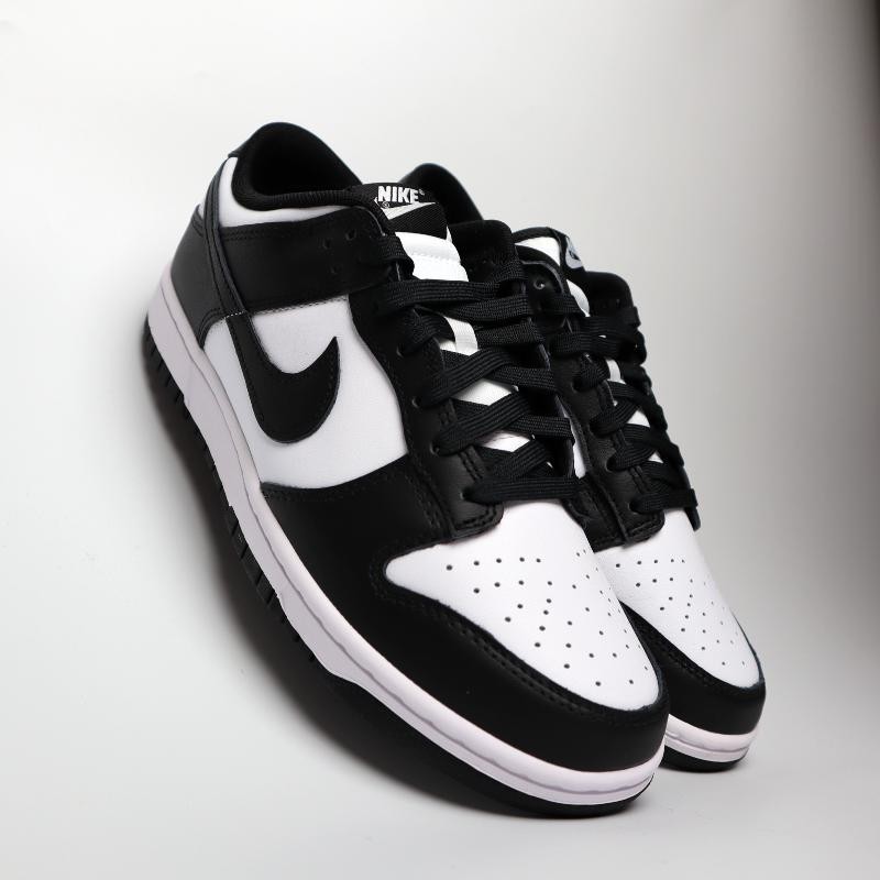 Size 7.5 - Nike Dunk Low Black White W for sale online | eBay