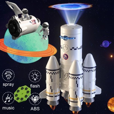 Space Shuttle Rakete Spielzeug für Kinder Wissenschaftliches Puzzlespiel Modell