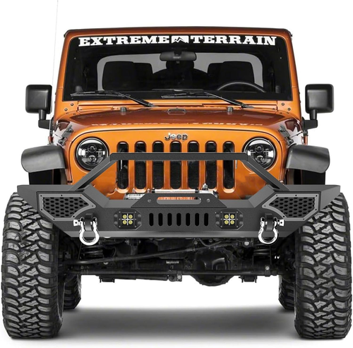Front Bumper for 2007-2018 Wrangler JK & JKU 2/4 Door, Winch Ready Rock Crawler - 第 4/12 張圖片