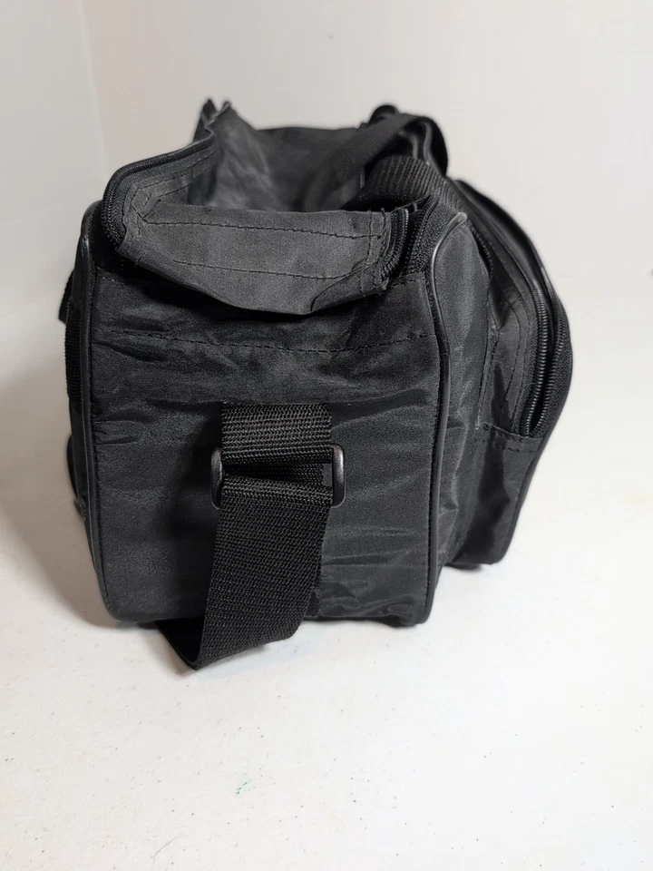 Estuche/bolso de hombro para equipo de cámara para videocámara con correa, nailon negro Solidex. Foto 4 de 4