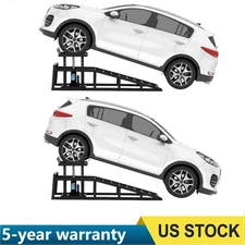 Hydraulic Car Ramps 5 Ton Capacity Low Profile Automotive Lift Ramps Car Repair