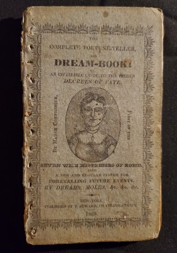1829 Antique FORTUNE TELLING Dream-book By Madam Connoisseur Occult Magic RARE! - Picture 2 of 15