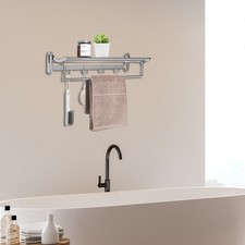 23.6  Towel Racks Stainless Steel Towel Rails With Hooks For Bathrooms Kitchens