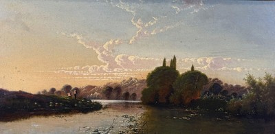 Die Themse in Surrey ein Paar Ölgemälde Henry John Boddington RBA um 1850