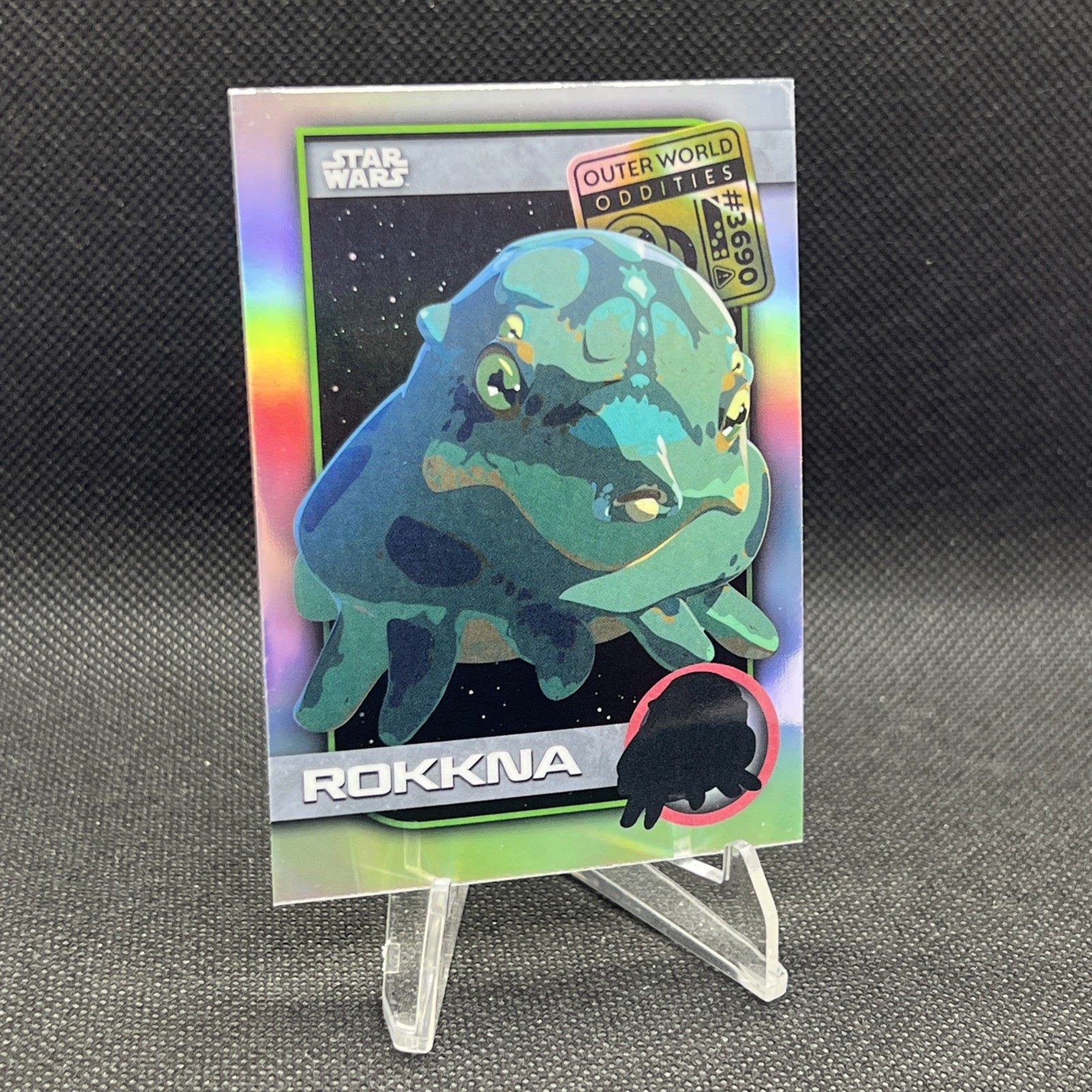 2025 Topps Chrome Star Wars Outer World Oddities #UO-16 Rokkna