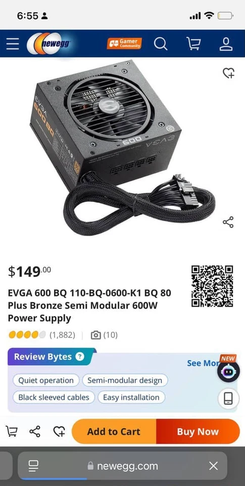 gaming pc color black, in great condition ryzen 5 3600 6-core - Image 2 of 4