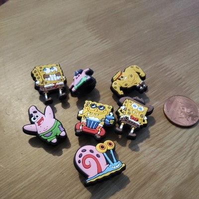 7 x SpongeBob Schwammkopf für Kroko Schuhe Charms PVC Wasserdicht