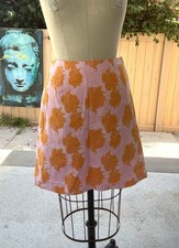 Vineyard Vines Fully Lined Straight Skirt Pink and Orange Super Cute Sz 8