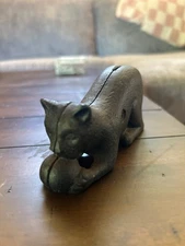 A.C. Williams Cat With Ball Still Bank Cast Iron 1905-19