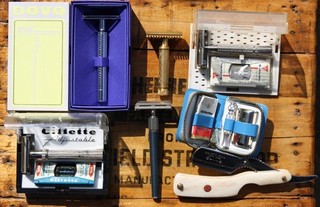 Vintage Gillette Adjustable Razor Slim H 1 1962 DOVO Holy Black Wet Shave Lot