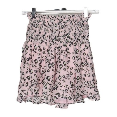 By Malina, Rock, Größe: S, Pink/Schwarz, Viskose, Leopard, Damen #C2B
