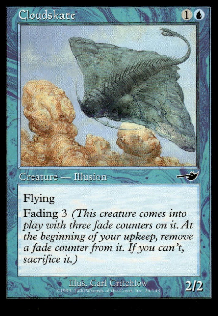 MTG Nemesis #29 Cloudskate - Lightly played
