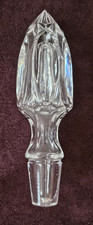 Vintage Vertical Thumbprint Design Glass Decanter Stopper Replacement