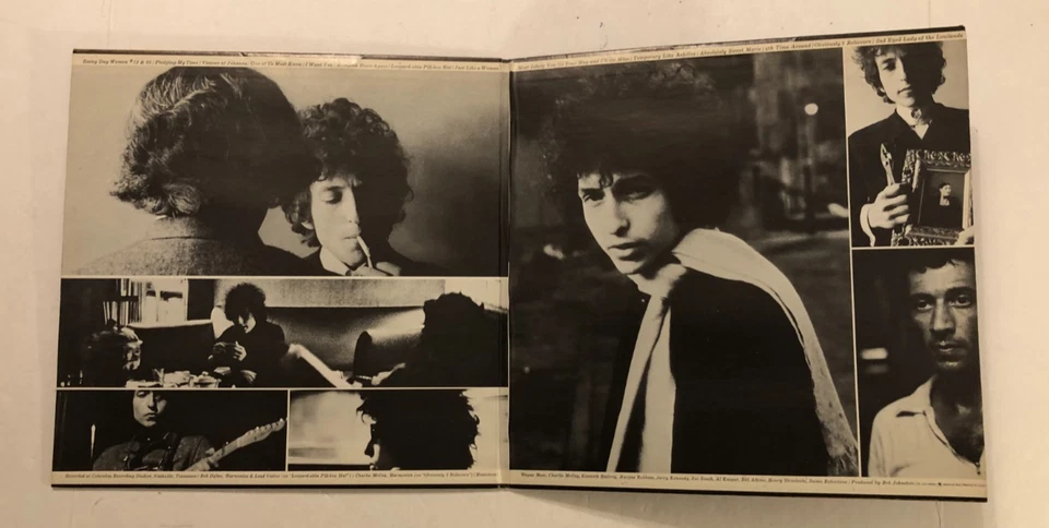 Bob Dylan Blonde C2S841`Stereo Columbia Records Reissue 2-LP Set Vintage 1972 VG Foto 3 de 4