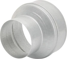 Duct Reducter 6" to 4"  HVAC Air Ducting vent Flexible Air Duct Adapter Sliver